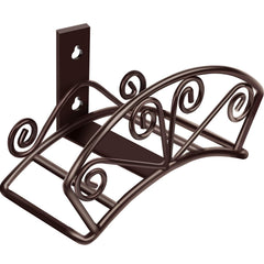 TomCare Garden Hose Holder bronze wall-mounted with hose