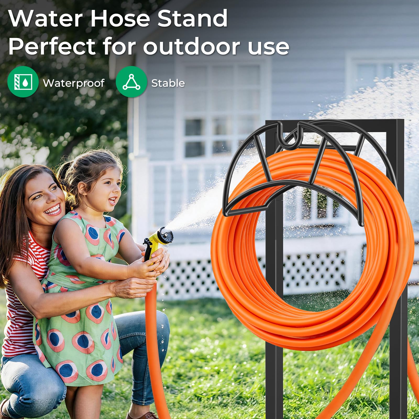 TomCare Garden Hose Holder displaying strong metal structure