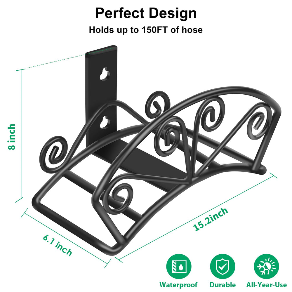 TomCare Garden Hose Holder with screws included for installation