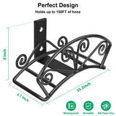 TomCare Garden Hose Holder with screws included for installation