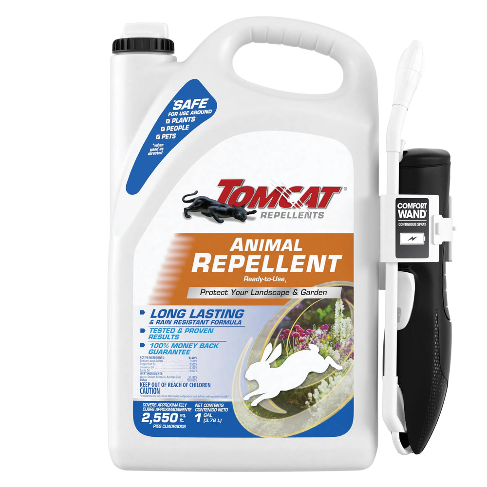 Tomcat Animal Repellent 1 gallon container with Comfort Wand
