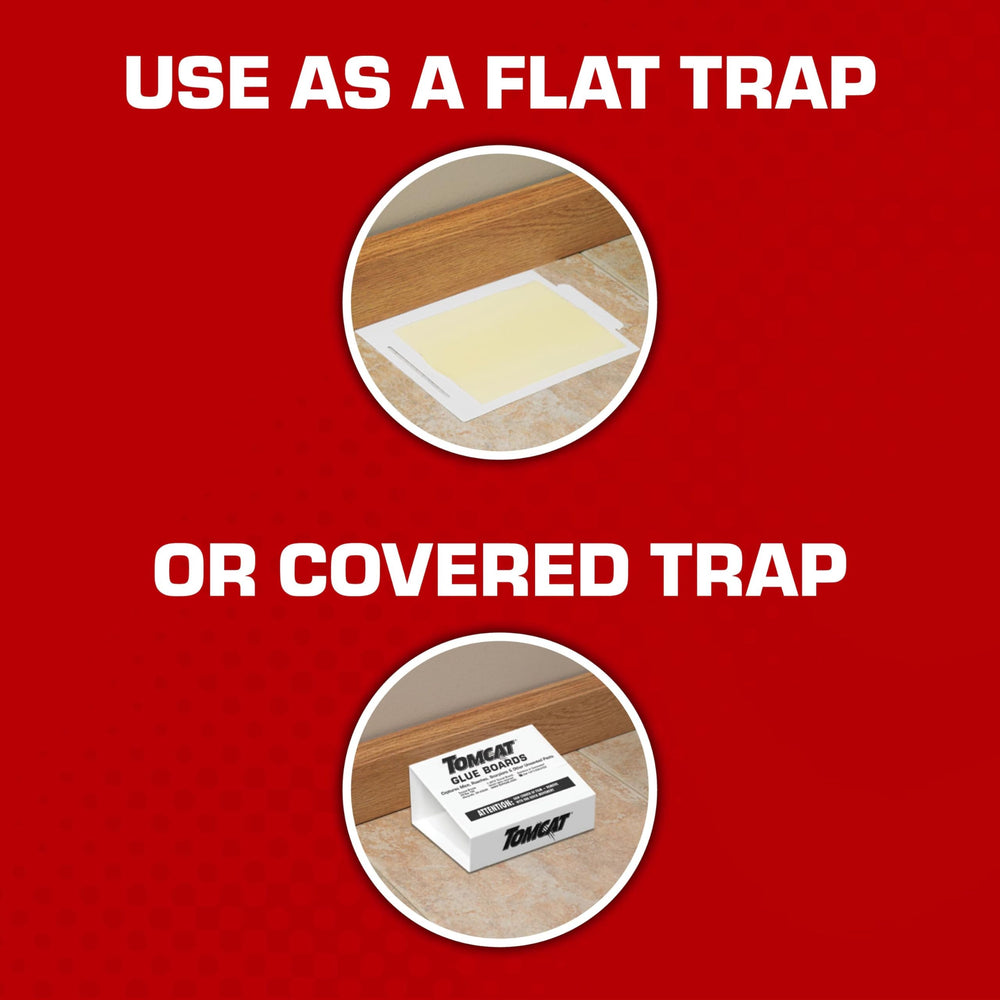 Tomcat Glue Boards, traps in a cupboard