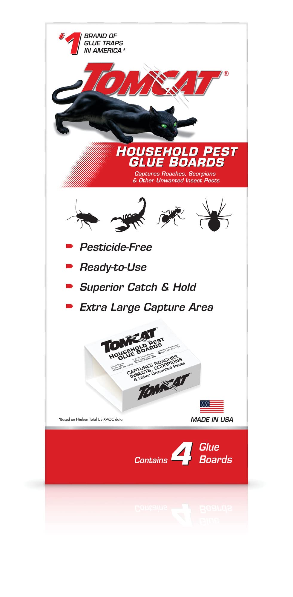 Tomcat Household Pest Glue Trap white model front view