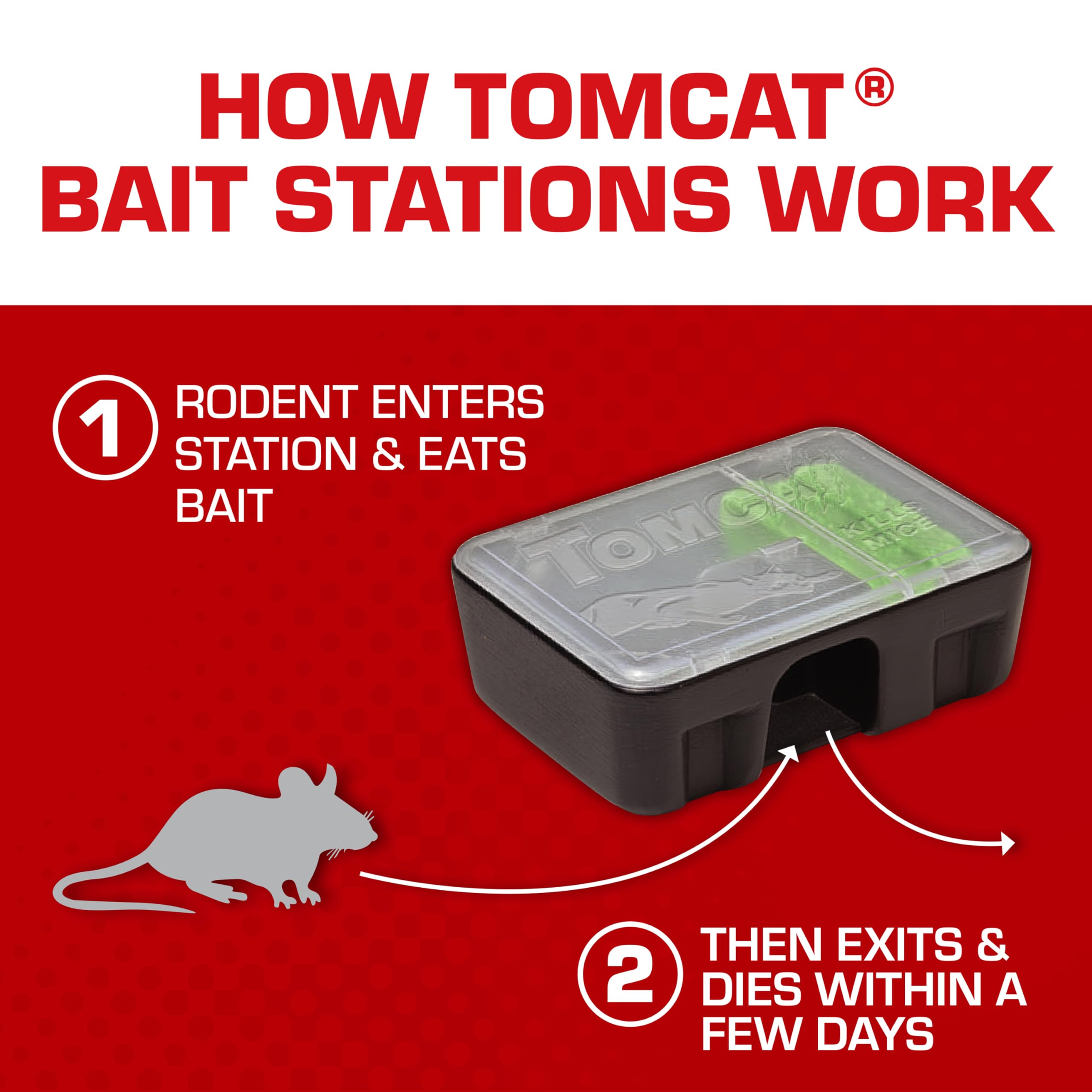 Tomcat Mouse Killer bait block close-up