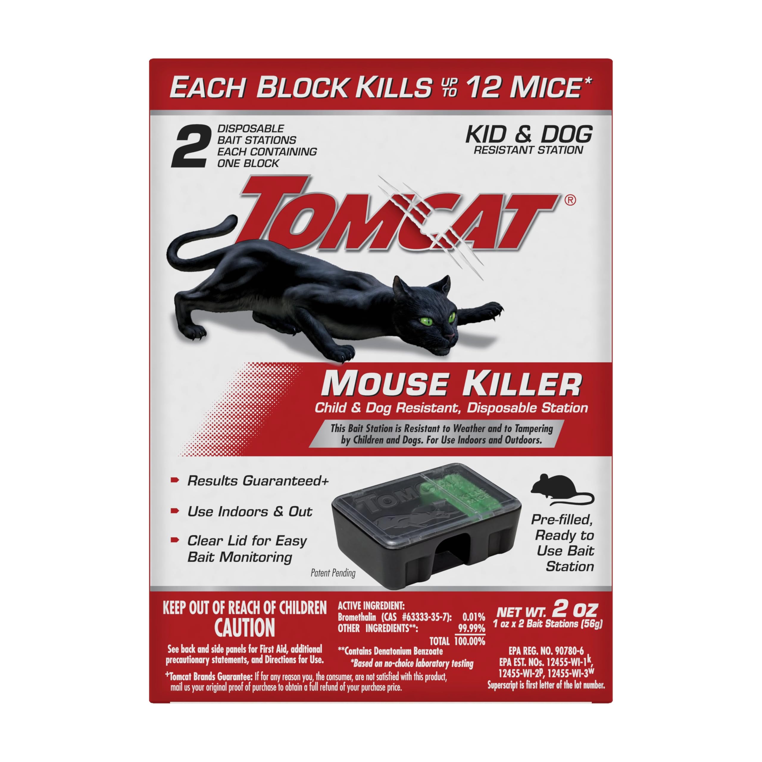 Tomcat Mouse Killer Disposable Station front view