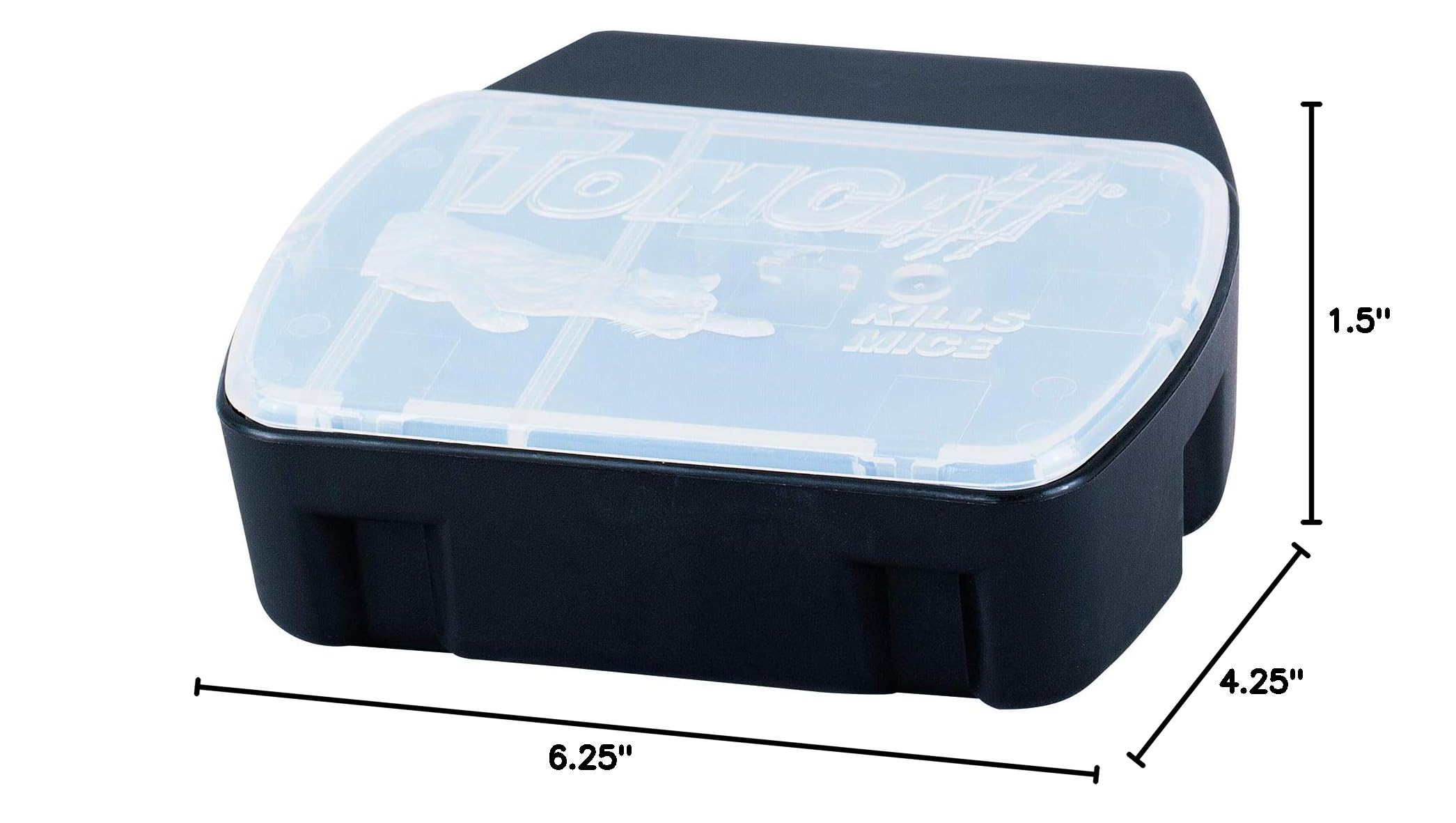 Tomcat Mouse Killer package showing contents and specifications