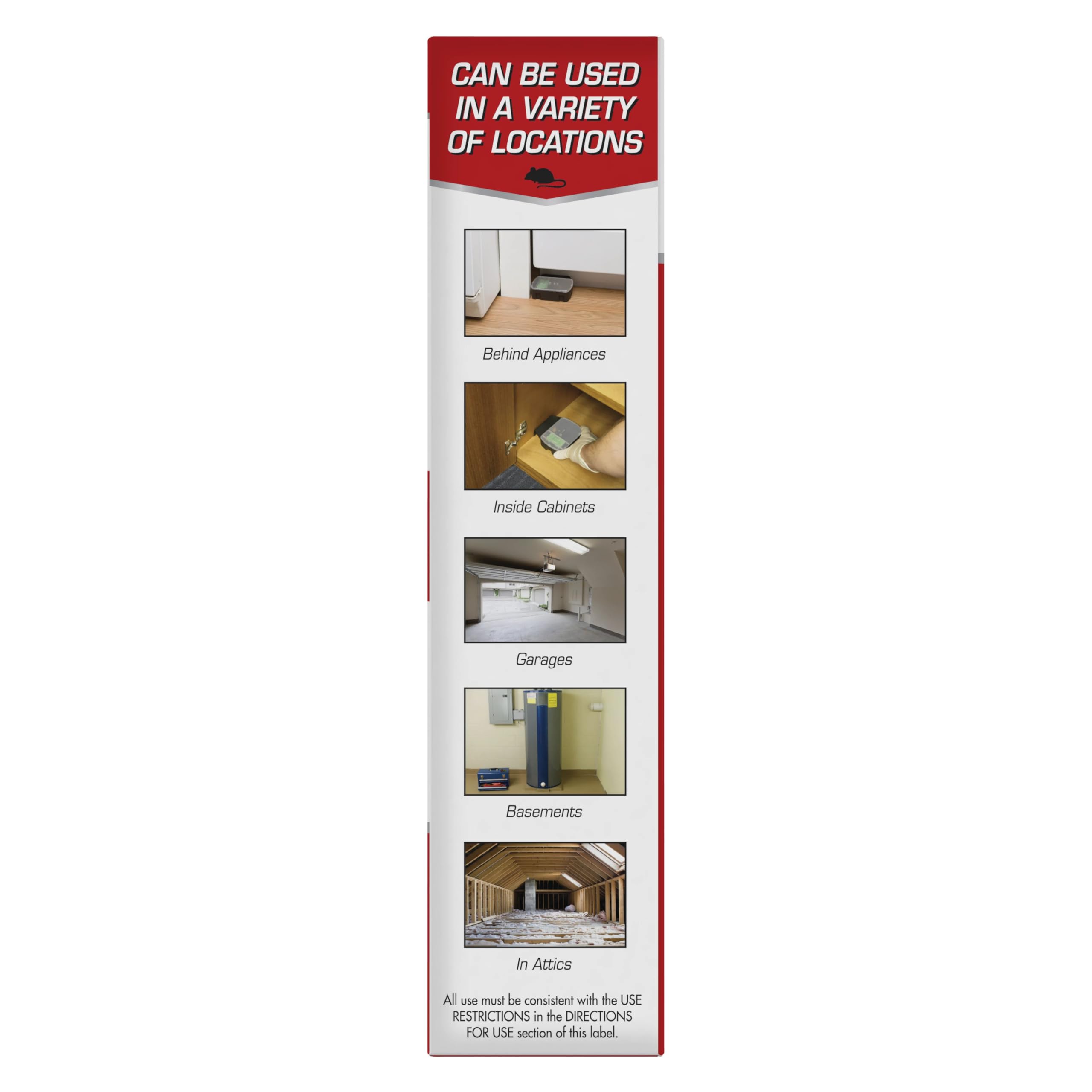 Tomcat Mouse Killer refillable station with bait blocks visible