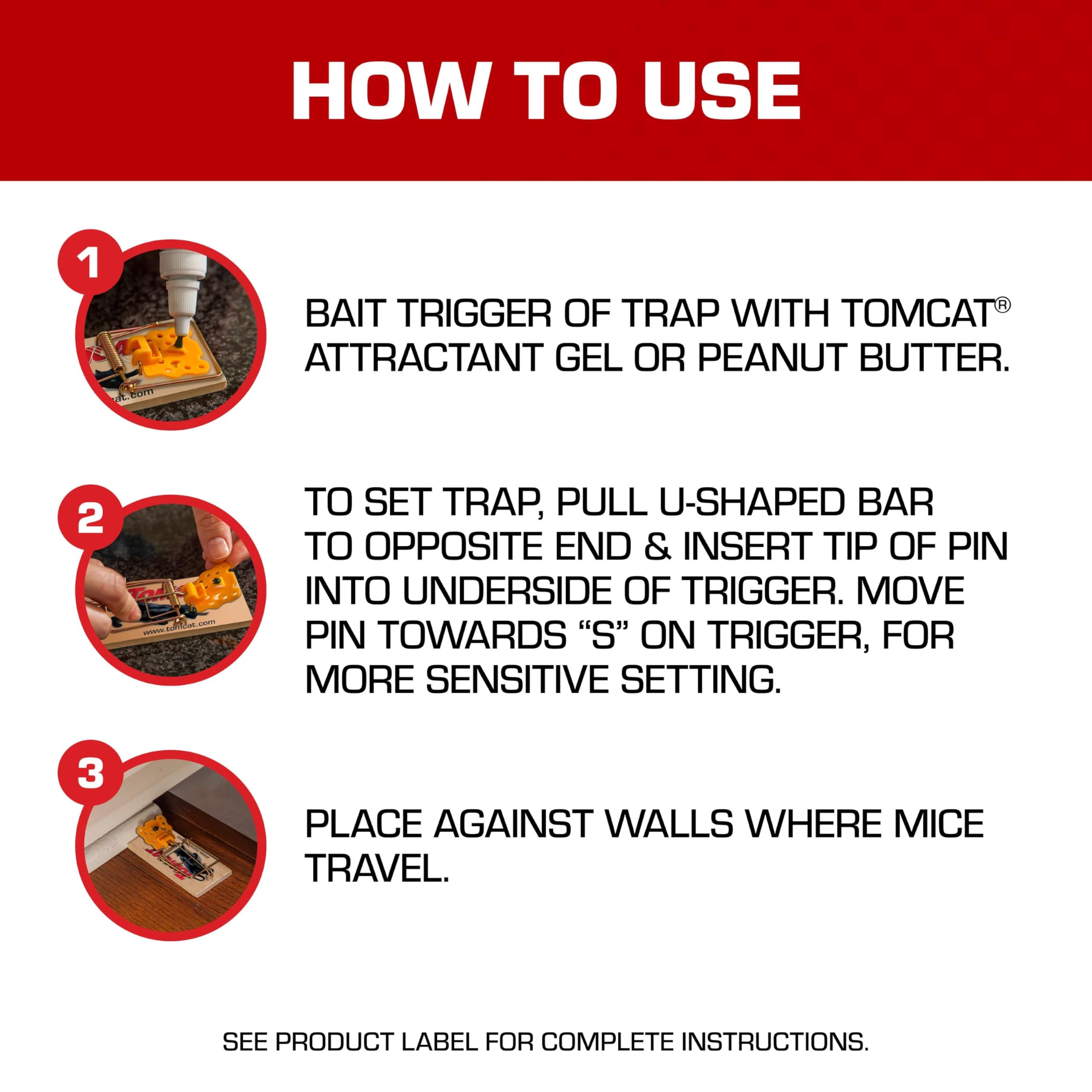 Tomcat Mouse Trap with attractant gel