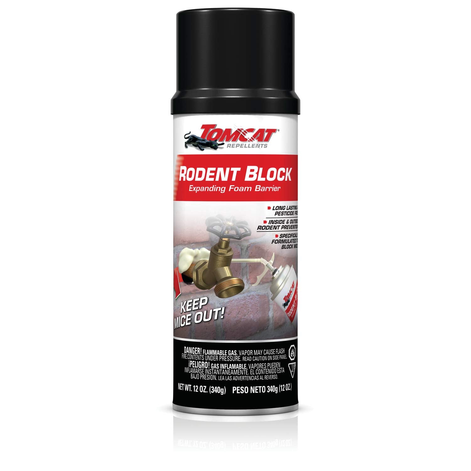 Tomcat Rodent Block Expanding Foam Barrier 12 oz front view