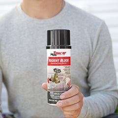 Tomcat Rodent Block foam sealant with reusable straw