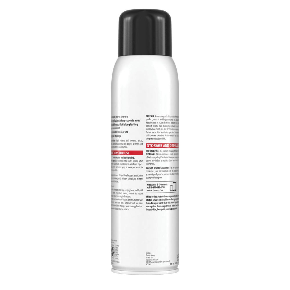 Tomcat Rodent Repellent Continuous Spray 14 oz Coconut Scent aerosol nozzle