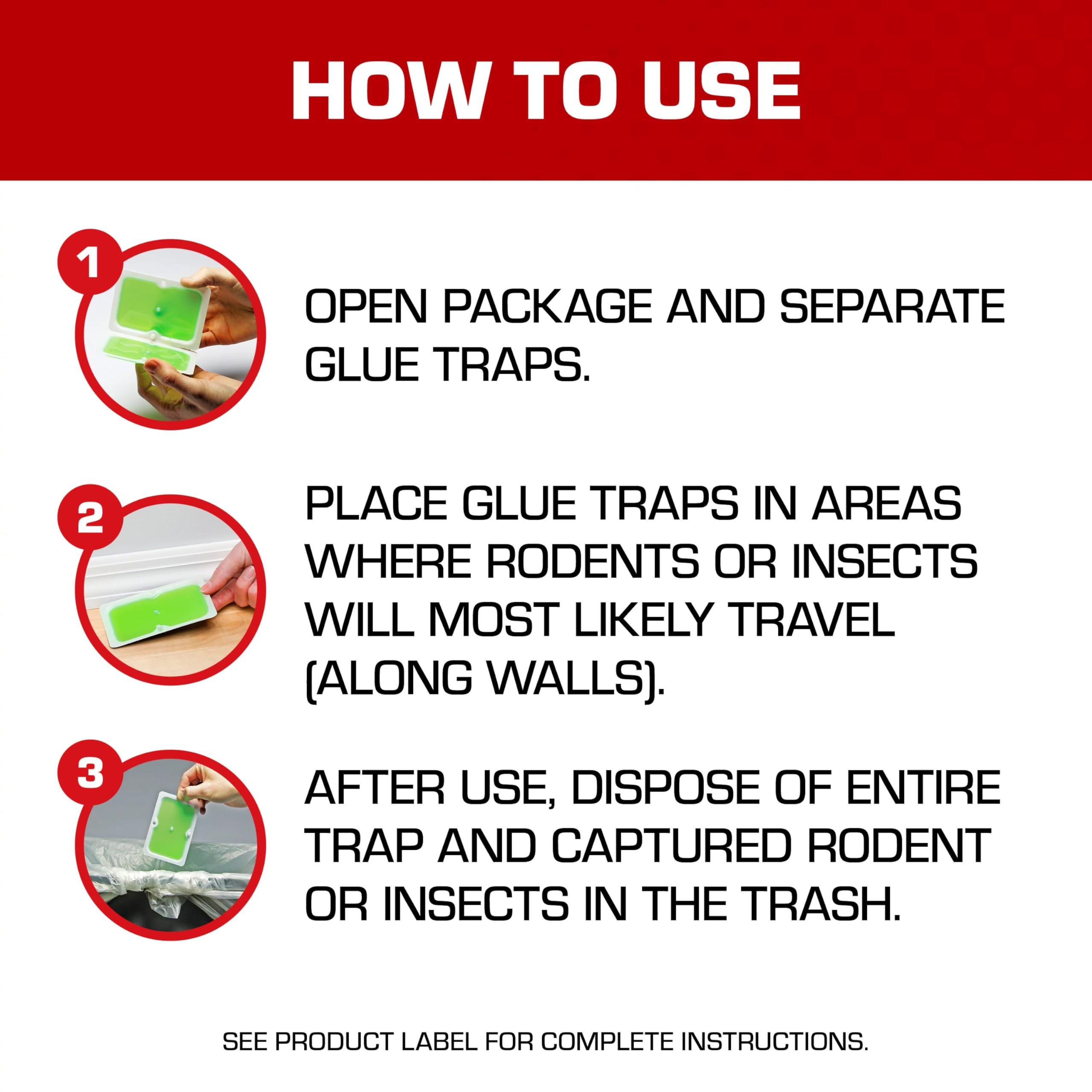 Tomcat Super Hold Glue Trap featuring advanced glue formulation