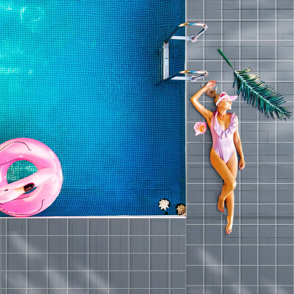 Tondiamo Pool Mats on a patio surface