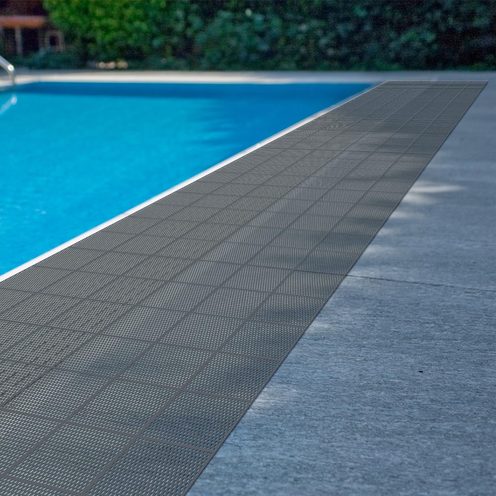 Tondiamo Pool Mats stacked for transportation