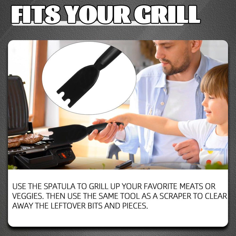 TonGass Grill Scraper Tool dimensions 18 × 5.6 × 1.1 cm