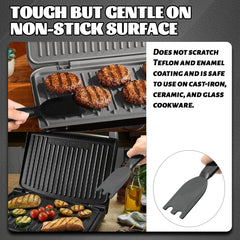 TonGass Grill Scraper Tool showing ergonomic grip