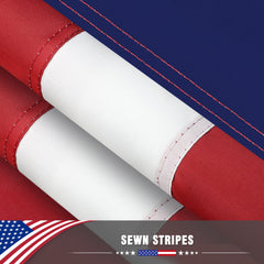 TONOS American Flag 3x5 FT vibrant colour close-up