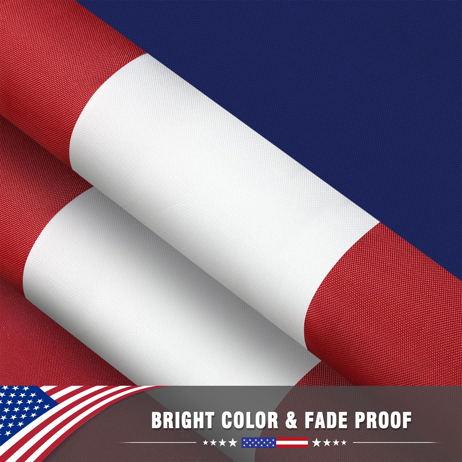 TONOS American Flag with double-stitched edges