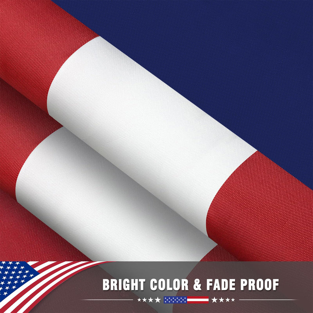 TONOS American Flag with double-stitched edges