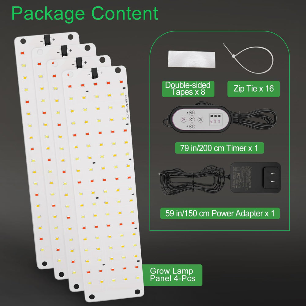 TONYFUL Grow Light features 4 lighting modes and timer function