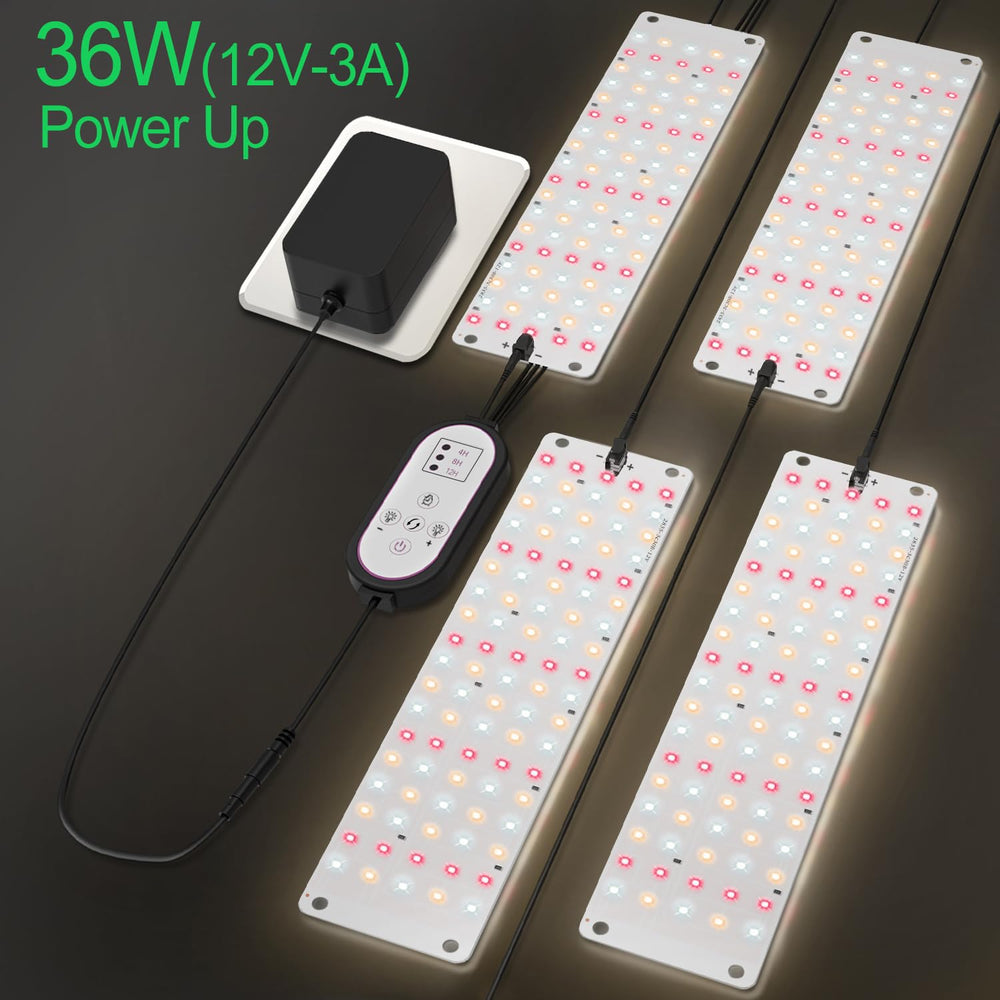 TONYFUL Grow Light installation with double-sided tape