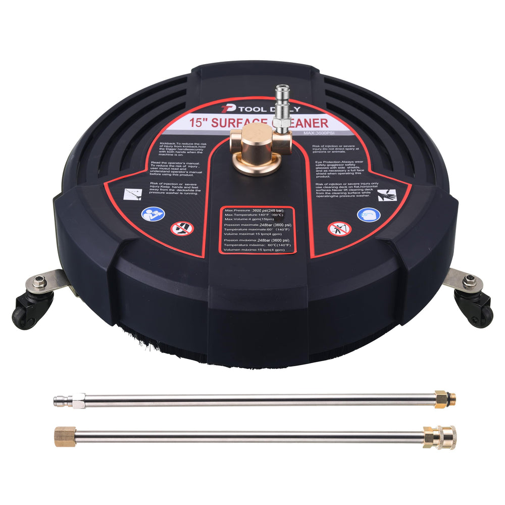 Tool Daily 15 Inch Pressure Washer Surface Cleaner front view