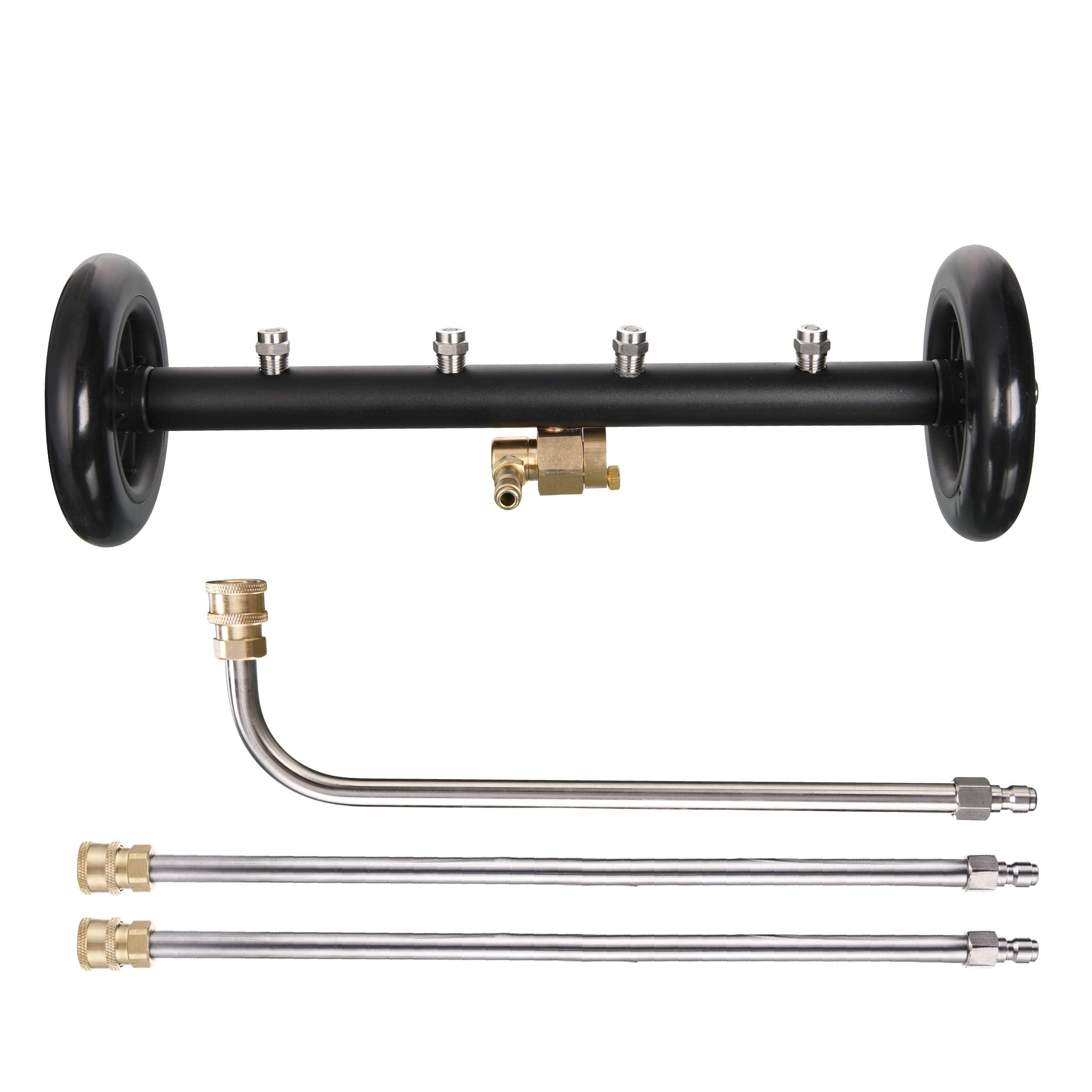 Tool Daily 16-inch dual-function undercarriage cleaner front view