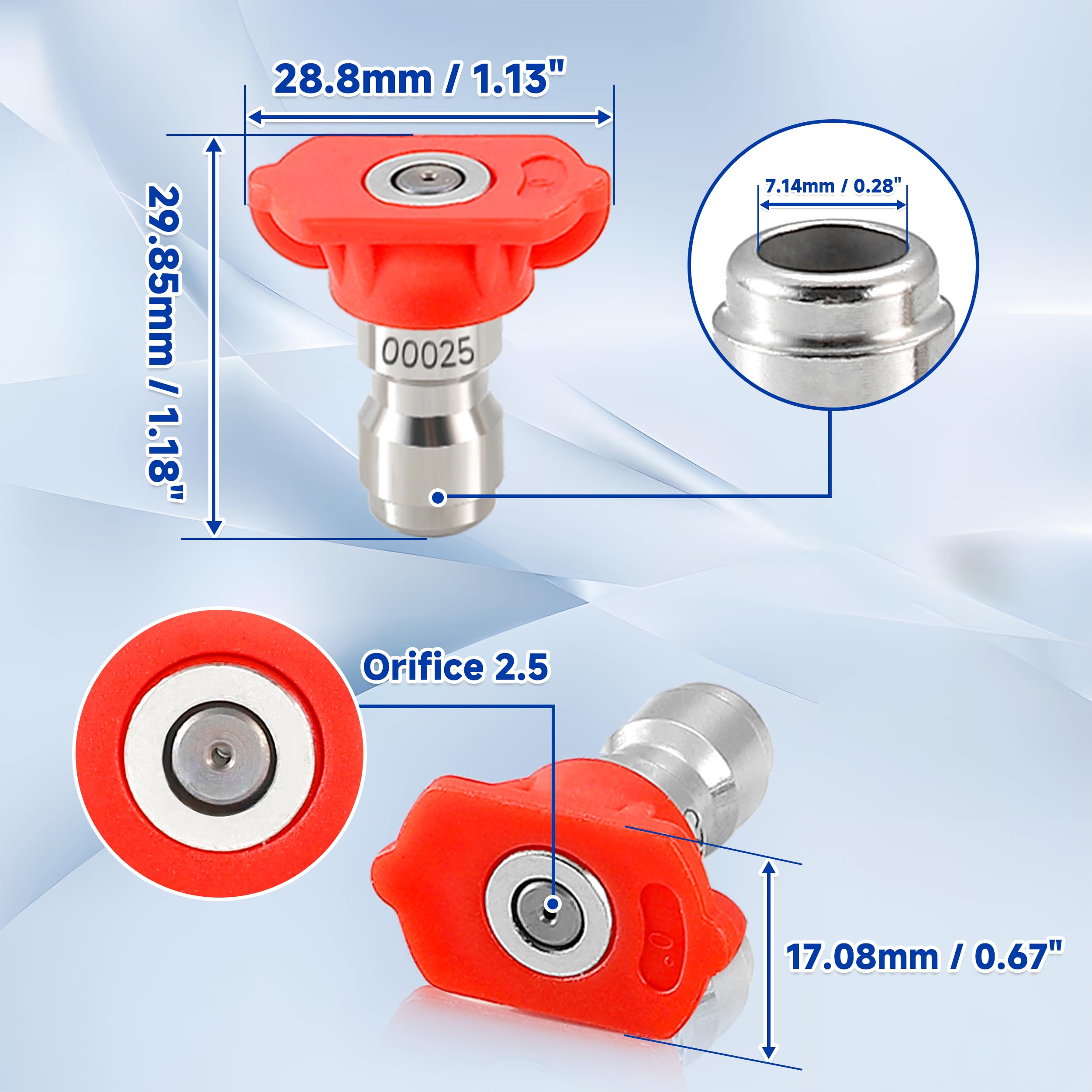 Tool Daily pink soap mode nozzle tip