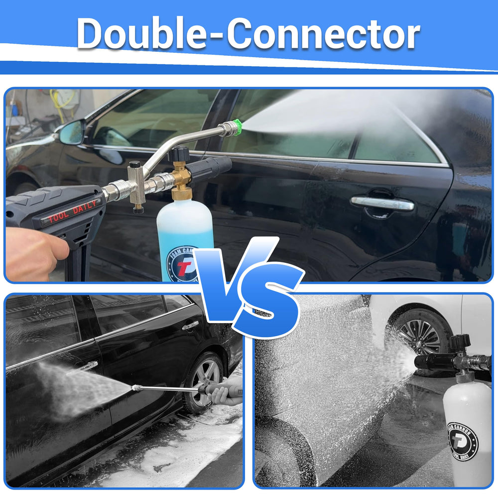 Tool Daily Pressure Washer Gun side view showcasing dual connector