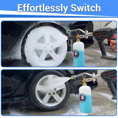 Tool Daily Pressure Washer Gun with nozzle tips displayed
