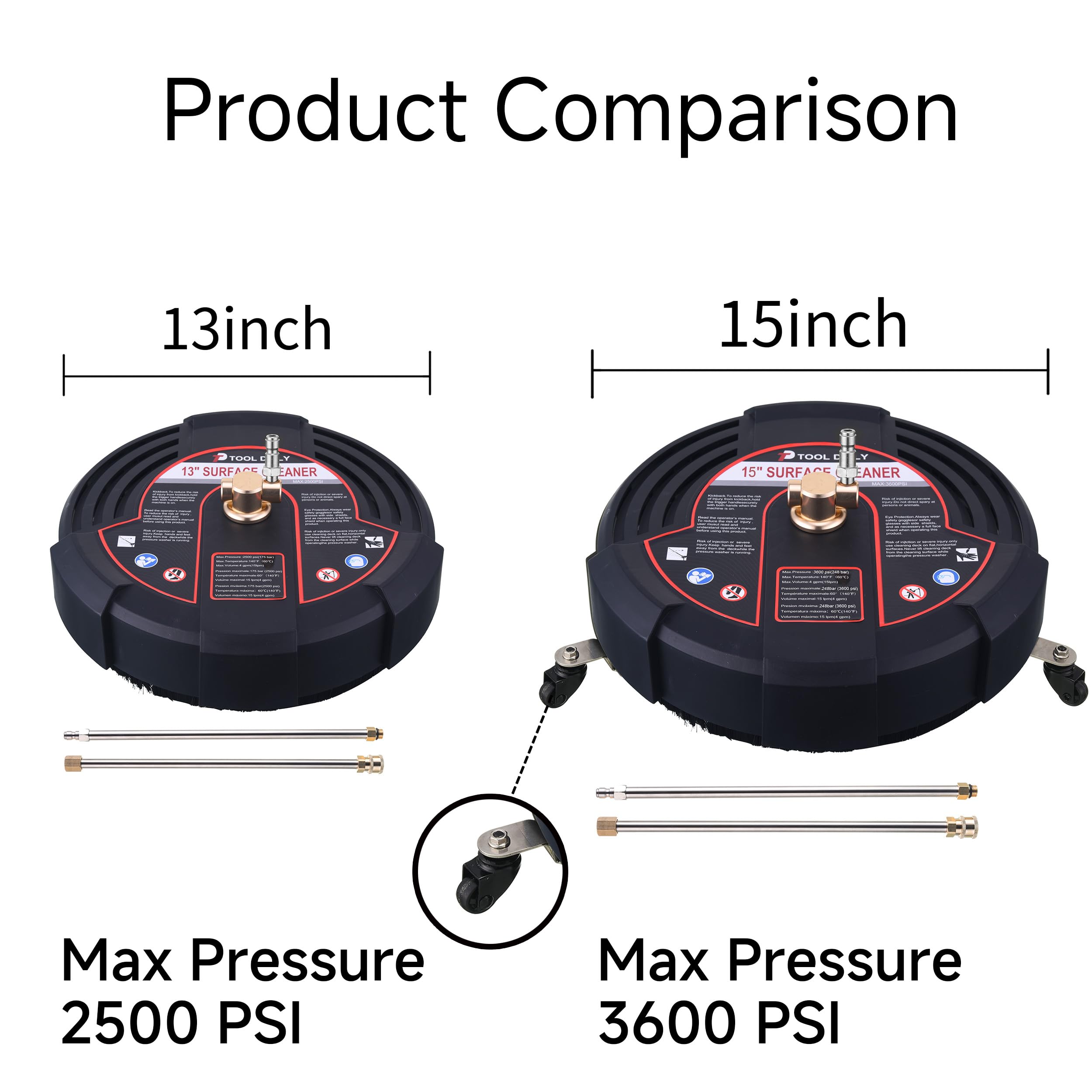 Tool Daily surface cleaner showing flexible bristle skirt
