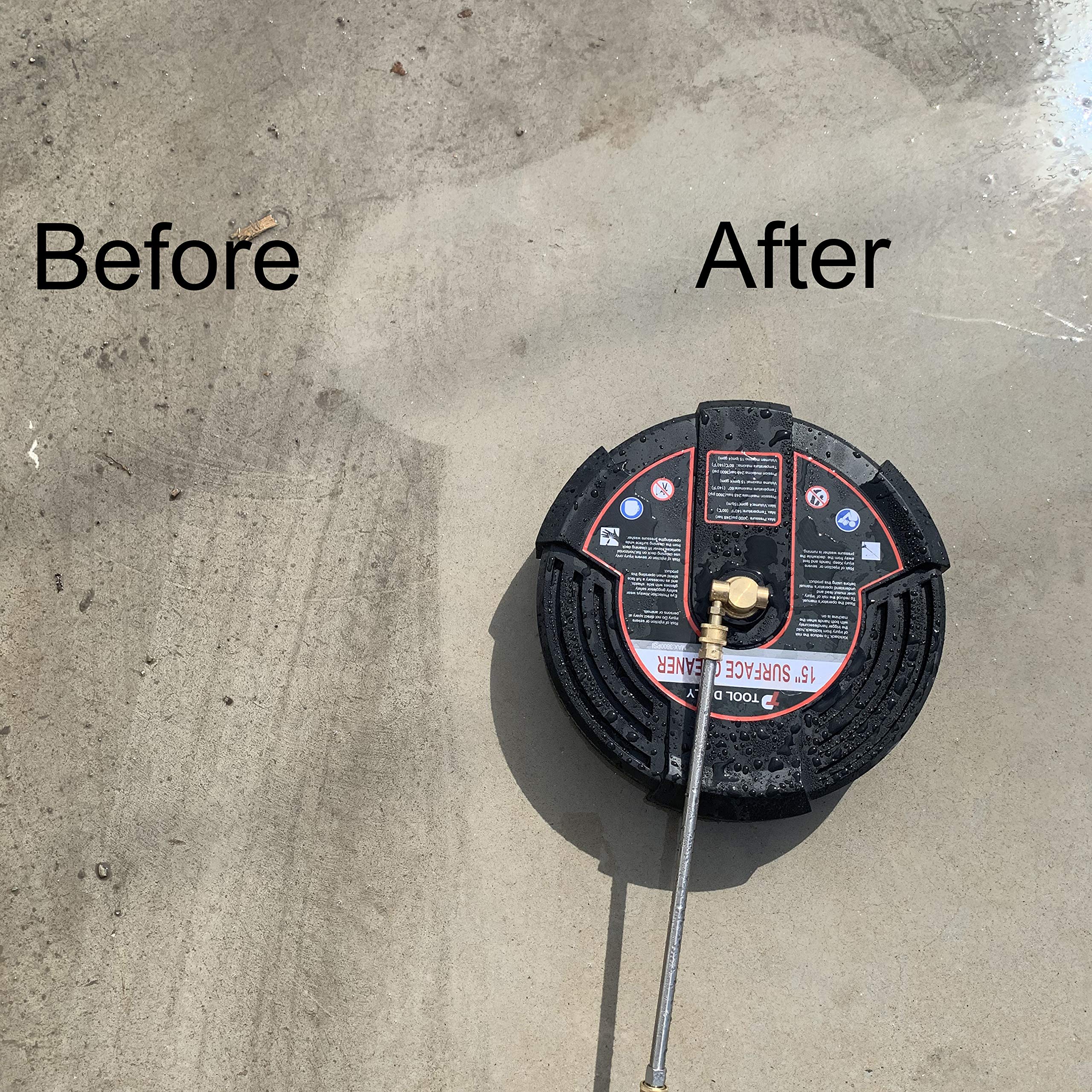 Tool Daily surface cleaner showing three wheels