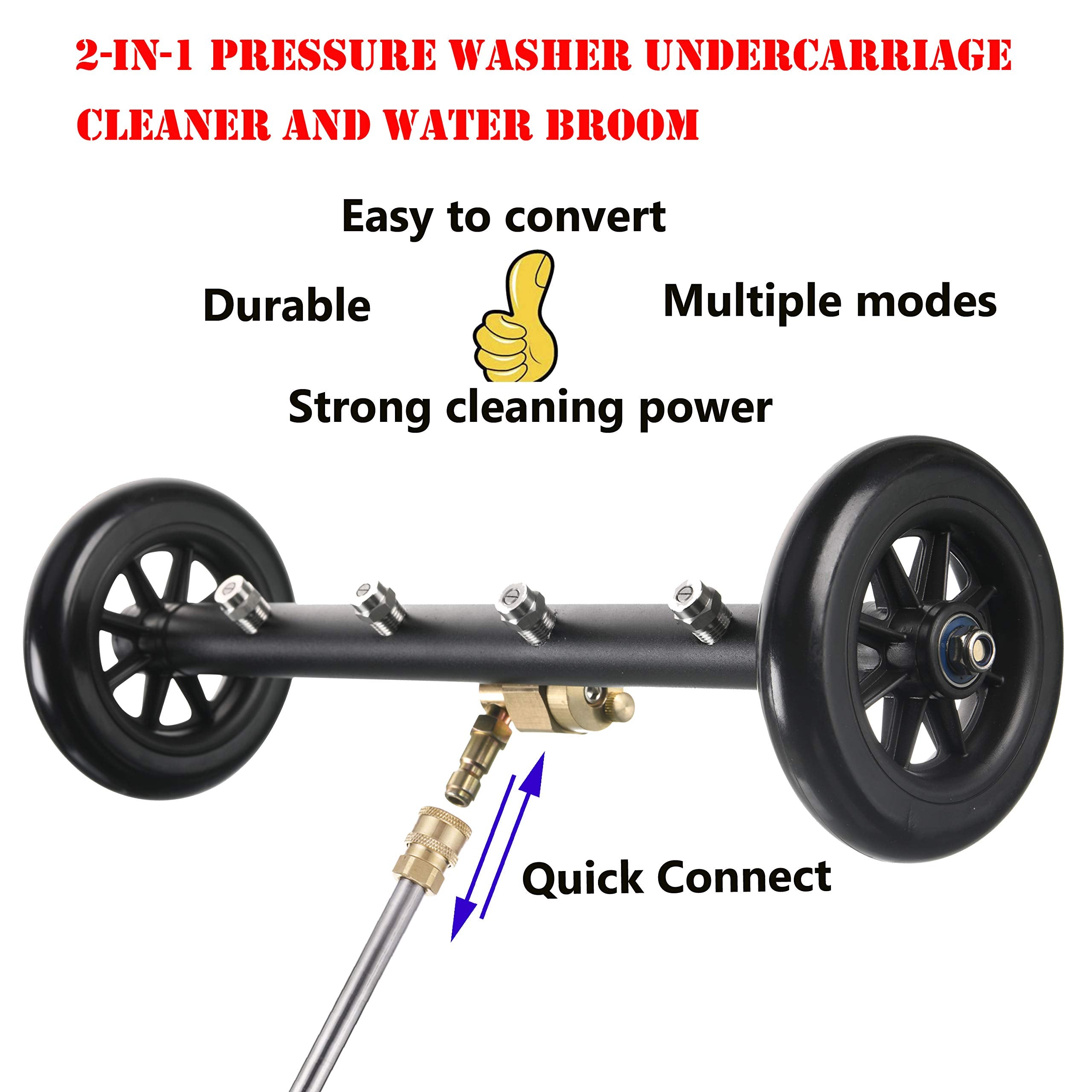 Tool Daily undercarriage cleaner with extension wands