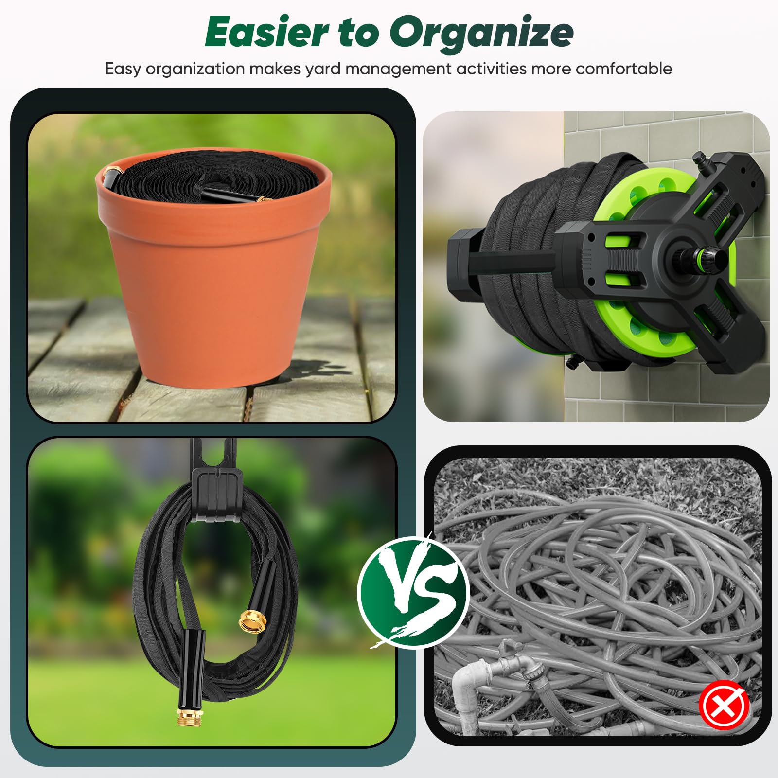 Toolasin Garden Hose 50 FT packaging front view