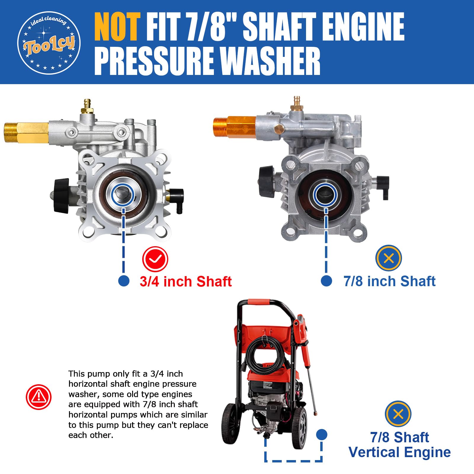 TOOLCY pump maintenance-free crankcase design