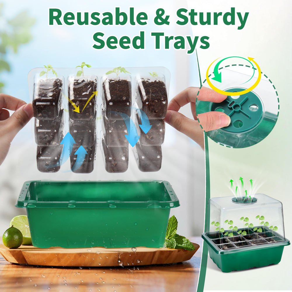 Tools and labels included in the seed starter kit