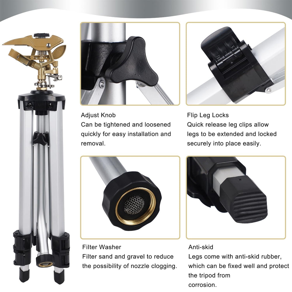 Top dial of Biswing sprinkler for distance control