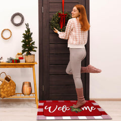 Top layer of Tinideya doormat measuring 17.3 x 30.7 inches