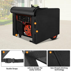 Top view of AKEfit Universal Generator Cover on a generator