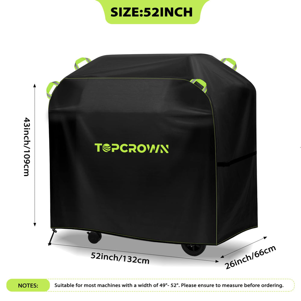 Topcrown Grill Cover side view with adjustable buckle