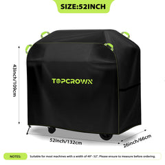 Topcrown Grill Cover side view with adjustable buckle