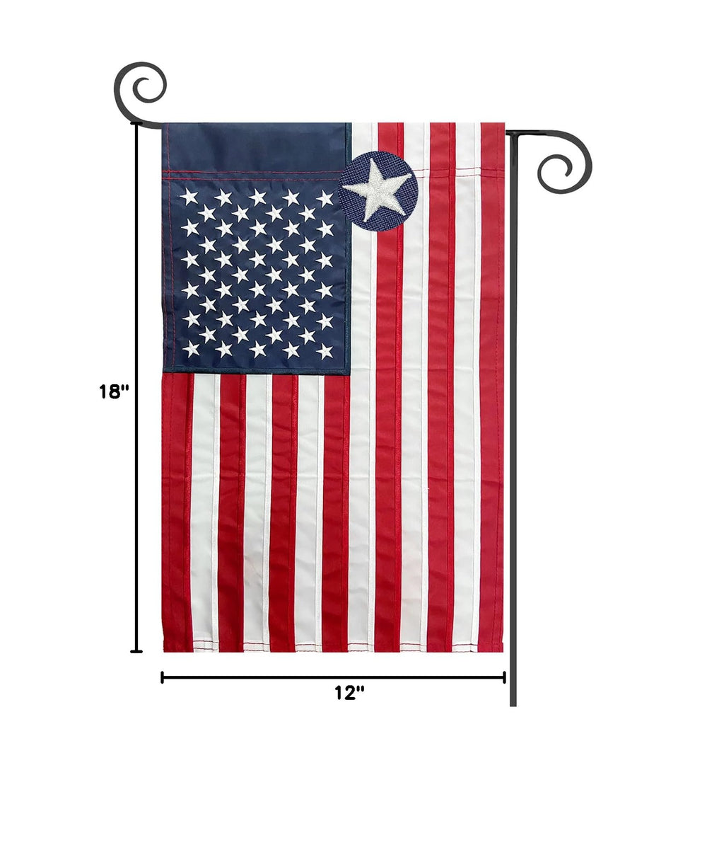 TOPFLAGS American Flag Garden Flag packaging view
