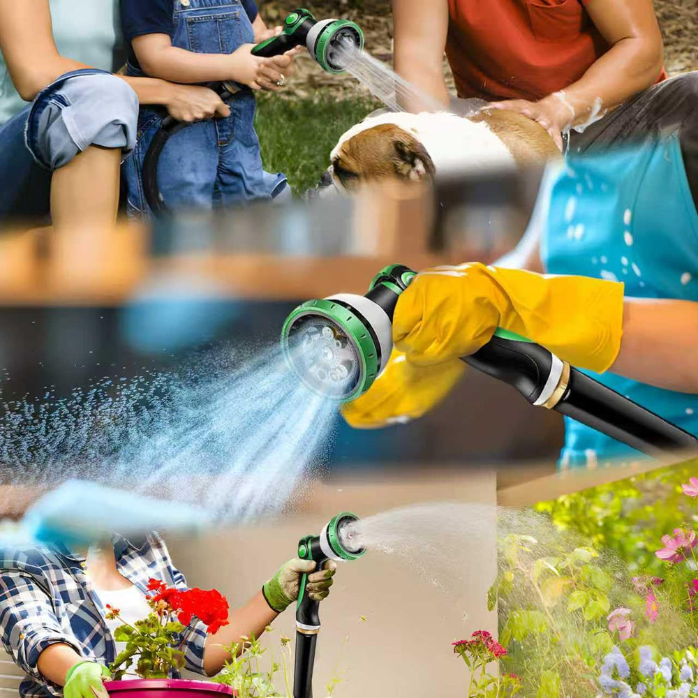 Torioweg Garden Hose 50FT in use watering garden