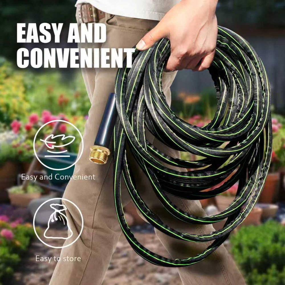 Torioweg garden hose in use watering plants