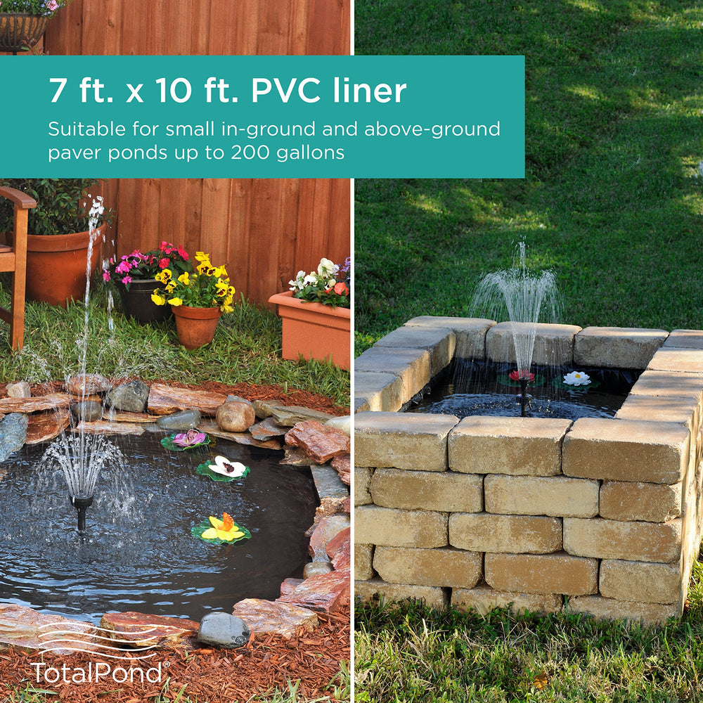 TotalPond PVC Pond Liner rolled up showing texture