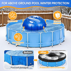 Totiro 7 FT Pool Pillow with rope setup