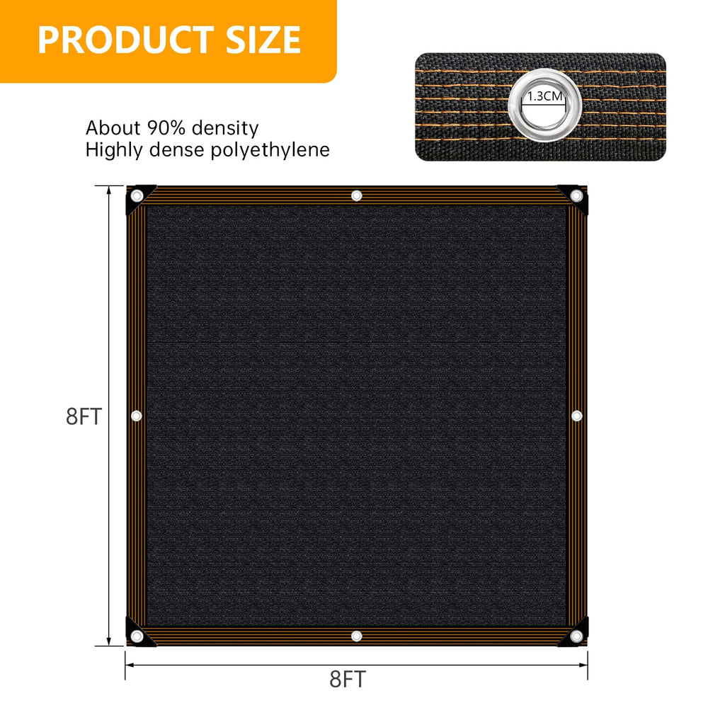 TOTOZAKUL shade cloth showing breathable fabric
