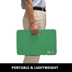 TOUA Extra Thick Kneeling Pad in a garden setting