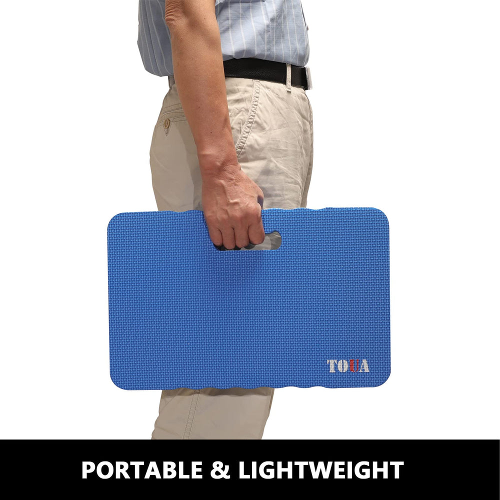 TOUA kneeling pad with textured surface for safety