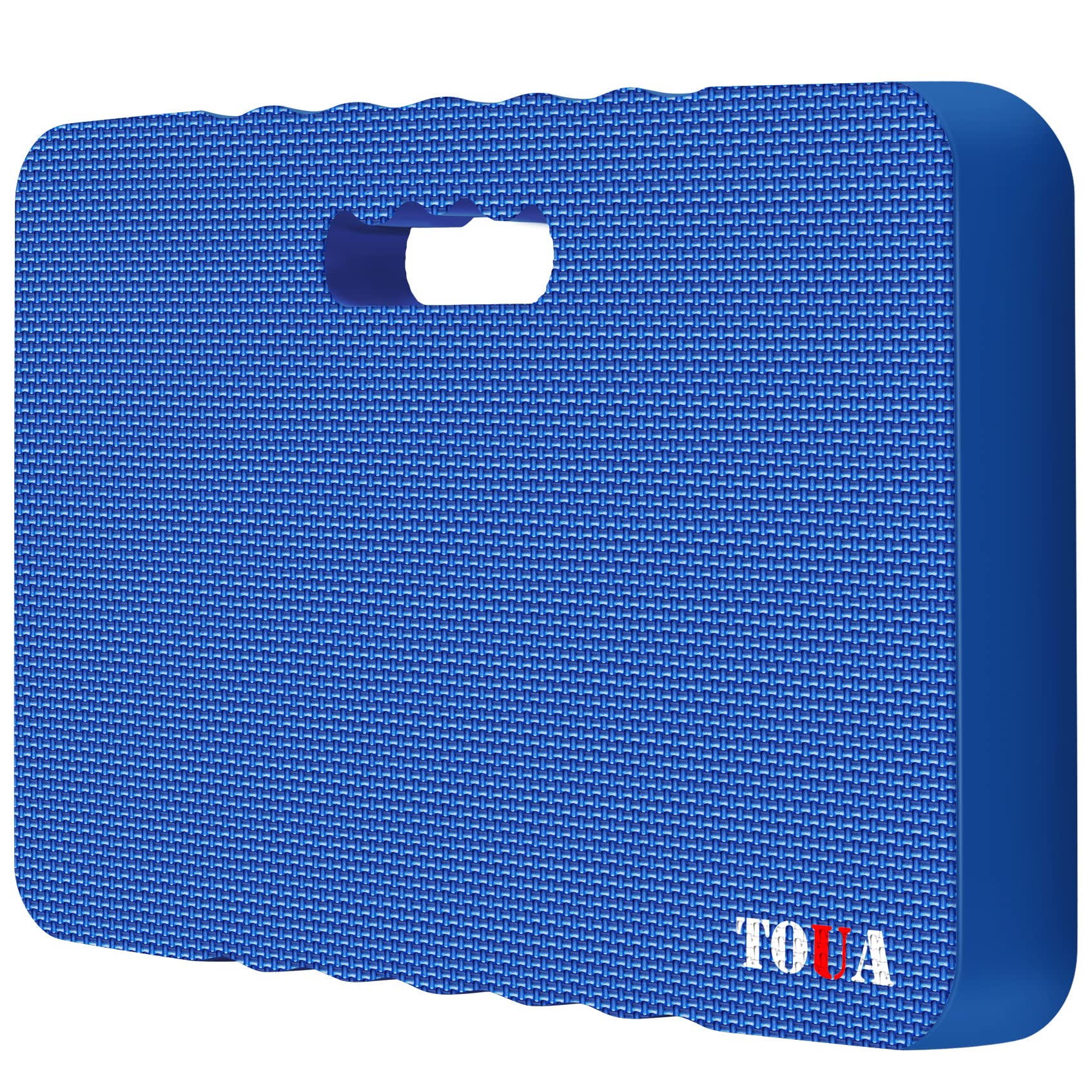 TOUA Waterproof Garden Kneeling Pad front view in blue